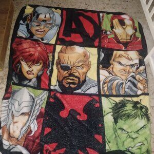 Marvel Avengers Assemble Plush Blanket 58" x 49"
